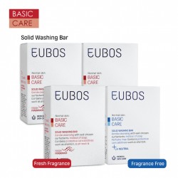 Eubos Solid Bar Red_Blue 125g ( 4 in one bundle)