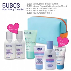 EUBOS Mom & Baby Travel Set with pouch