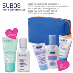 EUBOS Mom & Baby Travel Set with pouch
