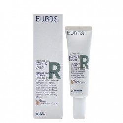 EUBOS Cool & Calm Redness Relieving CC Cream with SPF 50- 30ml/tube