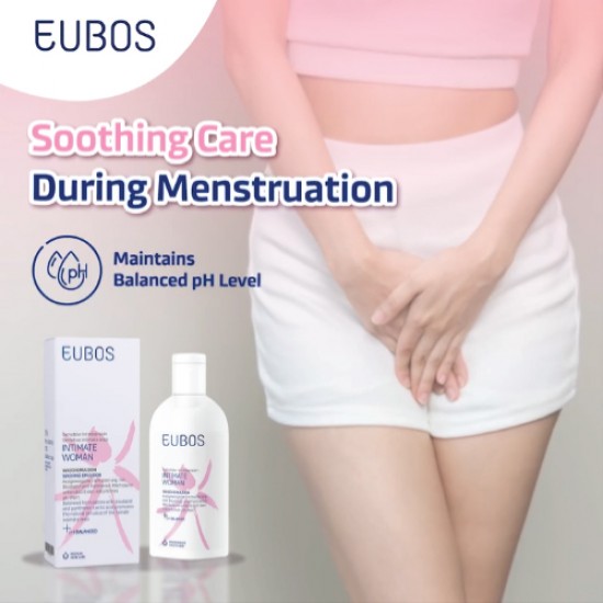 EUBOS Liquid Washing Emulsion (Pump+ Refill) & Intimate Woman Washing Emulsion