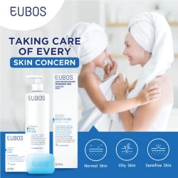 EUBOS LIQ WASHING EMULSION Pump 400ml - BLUE  
