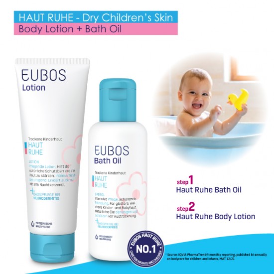 EUBOS BABY BATH OIL & LOTION (Baby Set)