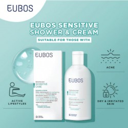 EUBOS SENSITIVE SHOWER & CREAM 200ml (After Sports Cleanser) EUBOS SENSITIVE SHOWER & CREAM 200ml (After Sports Cleanser)