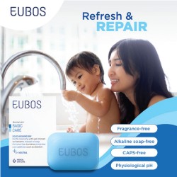 EUBOS WASHING BAR CLEANSER 125g -BLUE EUBOS WASHING BAR CLEANSER 125g -BLUE