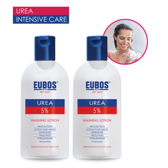 EUBOS SHOWER GEL (UREA 5% WASHING LOTION 200ml x 2) 