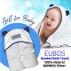 EUBOS BABY Hooded Towel - Dark Blue with White Spots