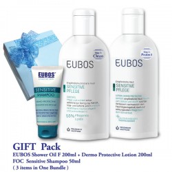 EUBOS SENSITIVE CARE Step 1&2 + SHAMPOO 50ML with Gift Box