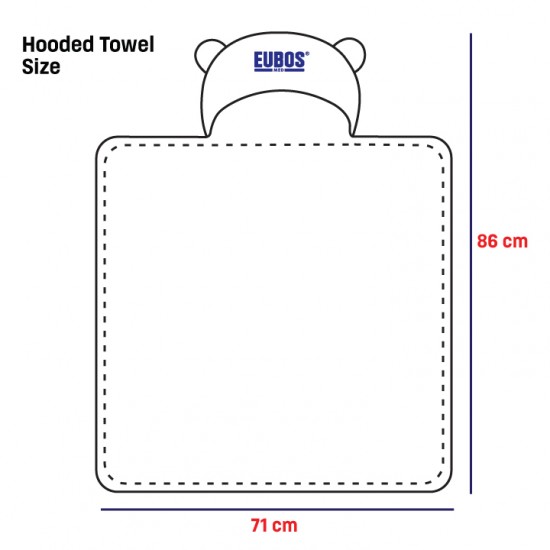 Bundle Set_Baby Hooded Towel (Blue) & Cleansing Gel 125ml