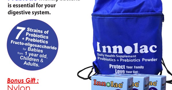 Innolac Probiotics Powder 3 boxes in 1 bundle